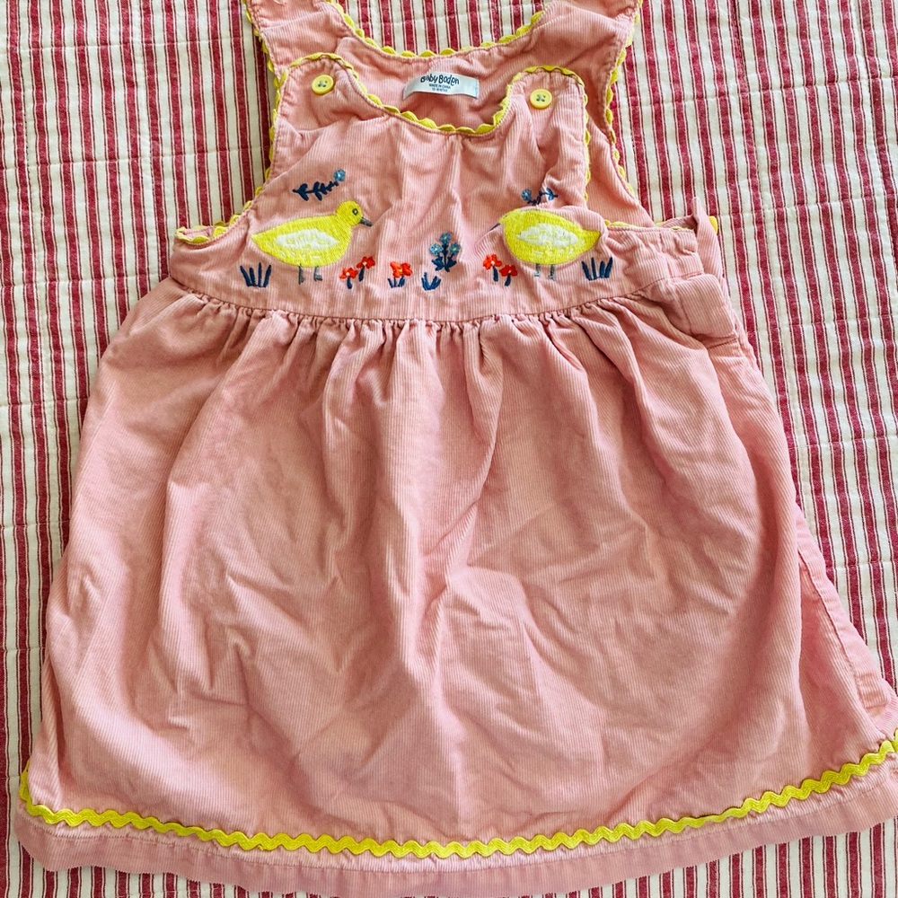 Baby Boden cord dress 12-18 mons